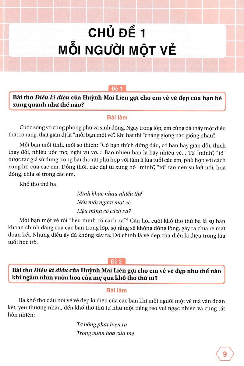Sách - Những Bài Làm Văn Mẫu 4 - Tập 1 (Kết Nối)