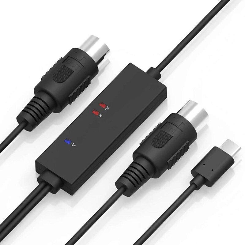 Dây Cáp Chuyển Đổi USB MIDI sang USB-C Cable hiệu DOREMiDi MTU-11