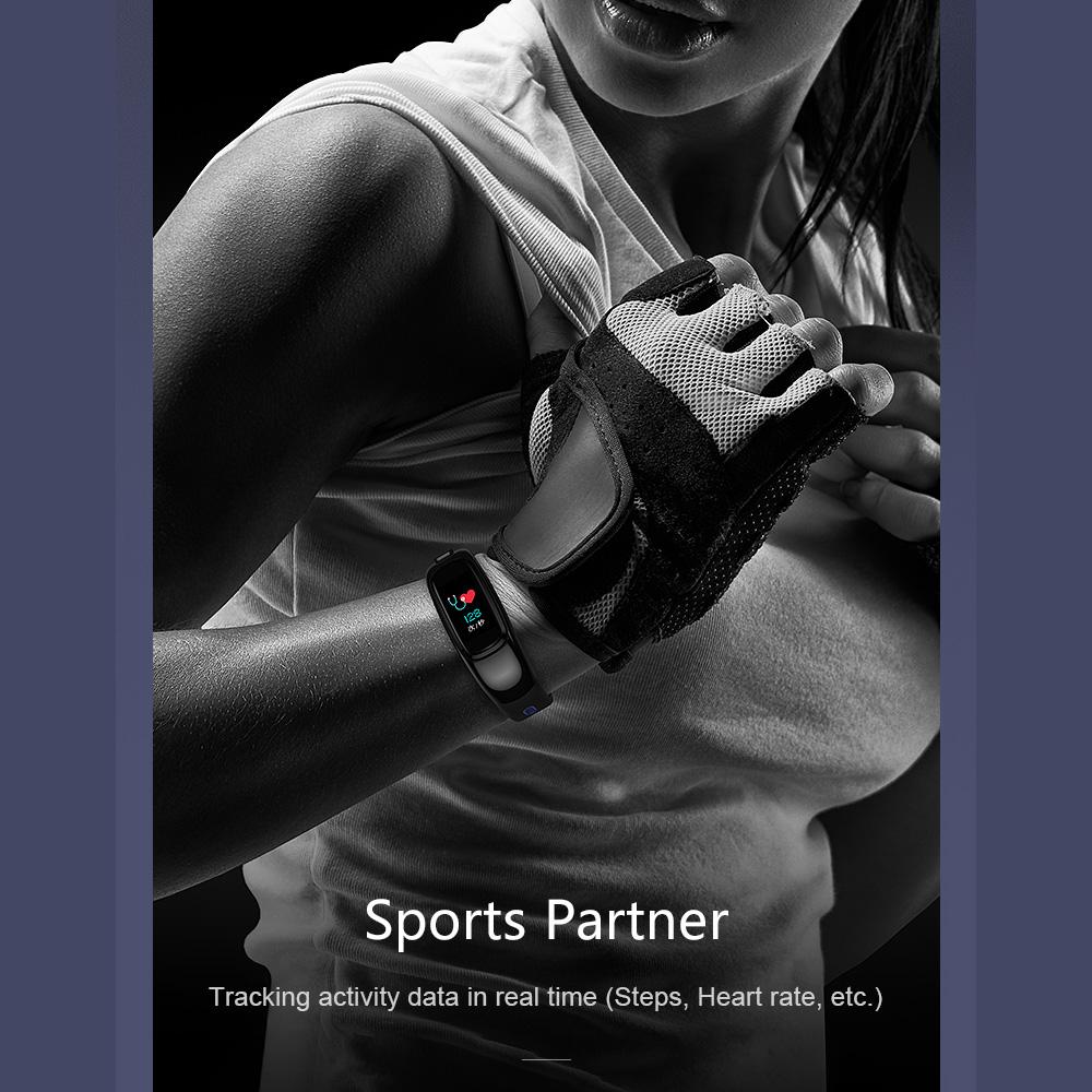 S1 Sports Band BT Earphone Smart Headset With Microphone Smart Bracelet Sleep Heart Rate Blood Pressure Monitor Alarm