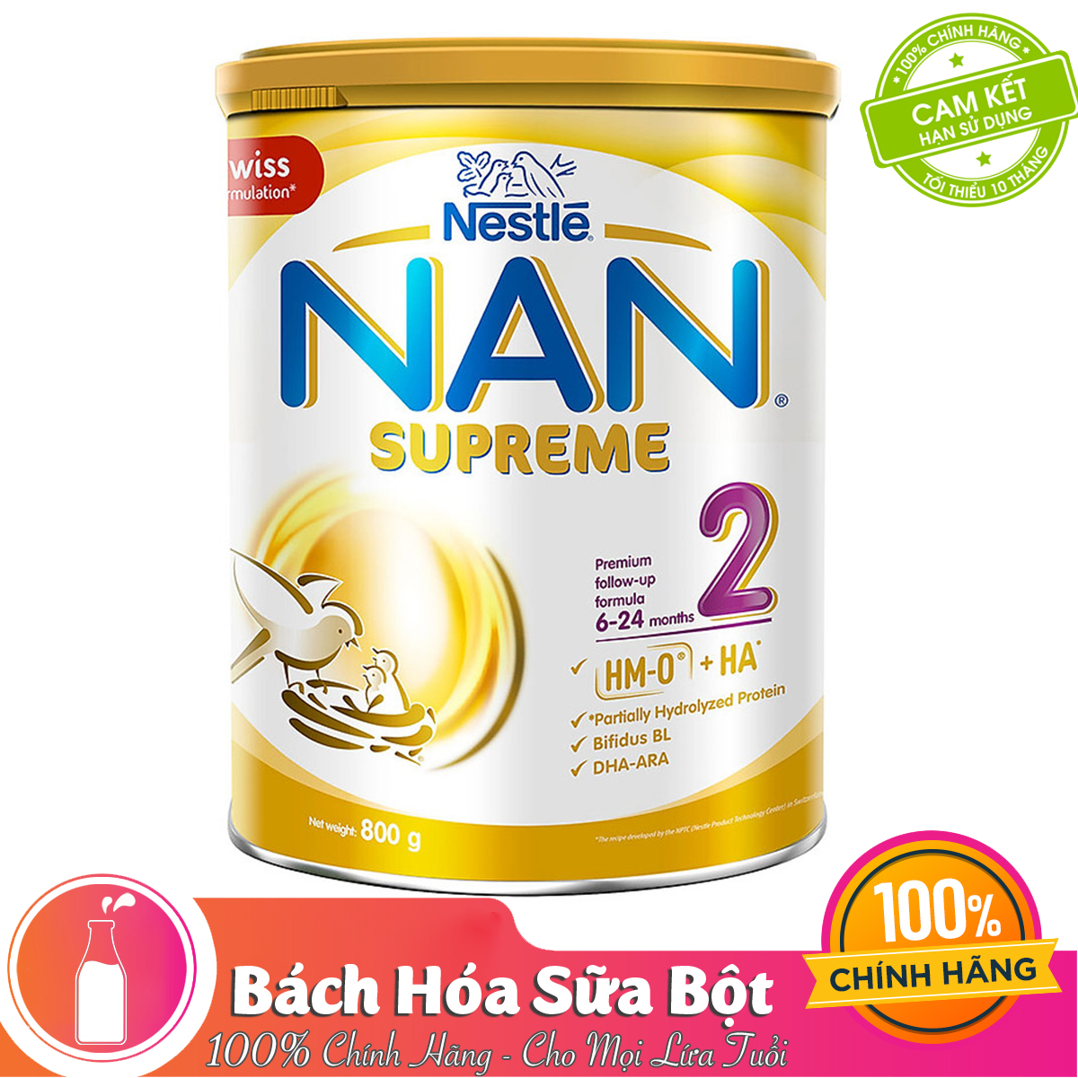 Sữa Bột Nan Supreme 2 - 800g