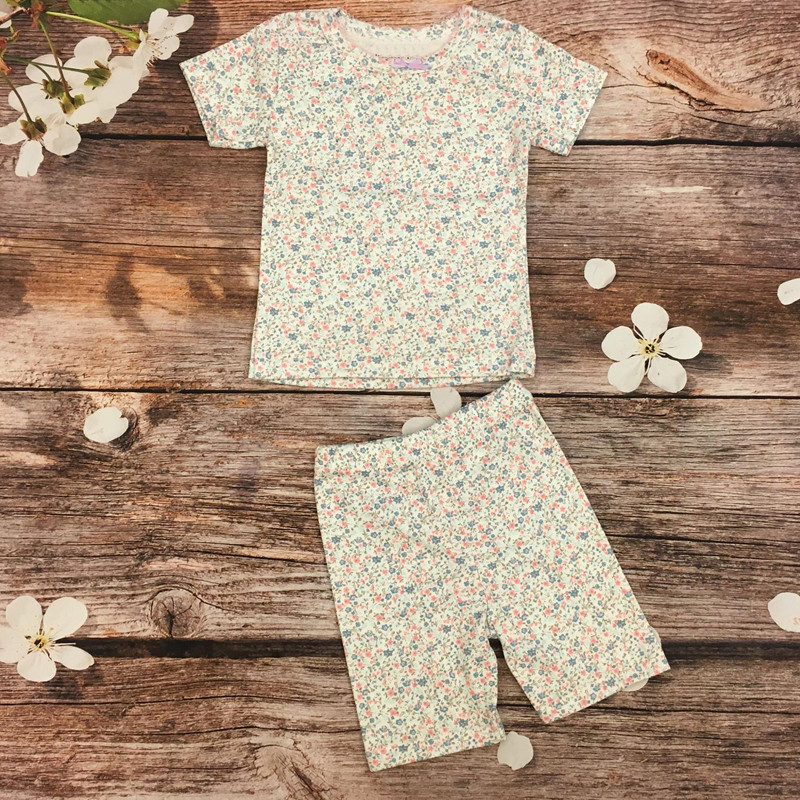 Bộ cộc tay bé gái size 1-5 (Giao mầu ngẫu nhiên)