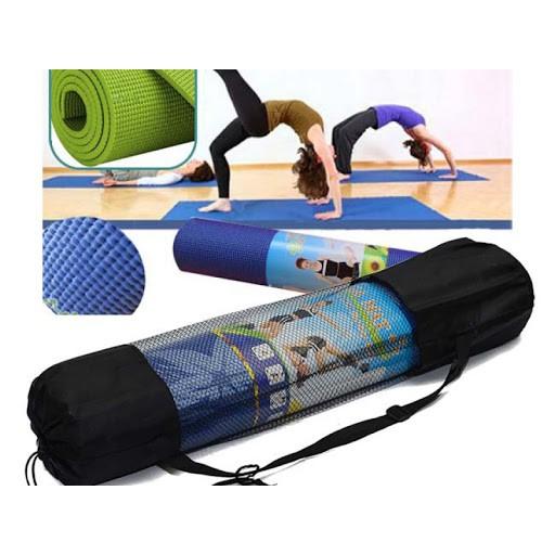 Free Ship - Thảm tập yoga tpe cao cấp 2 lớp dày 6mm hàng loại 1