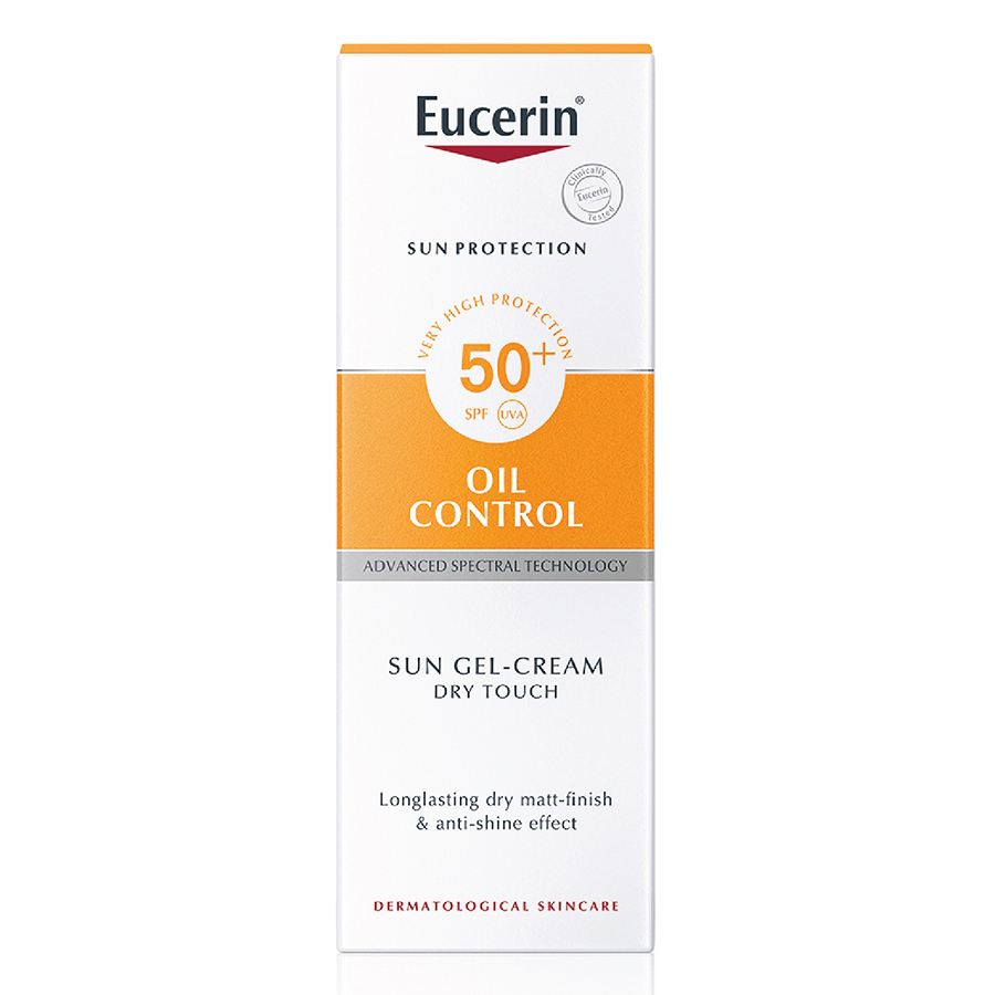 Gel Chống Nắng Cho Da Nhờn Mụn Eucerin Sun Gel-Cream Dry Touch Oil Control SPF50+ (50ml)