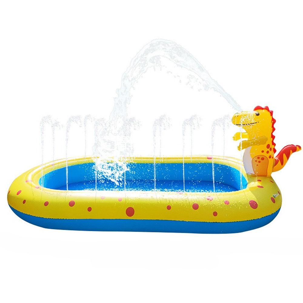 Bể bơi bơm hơi, có đài phun nước cho trẻ em