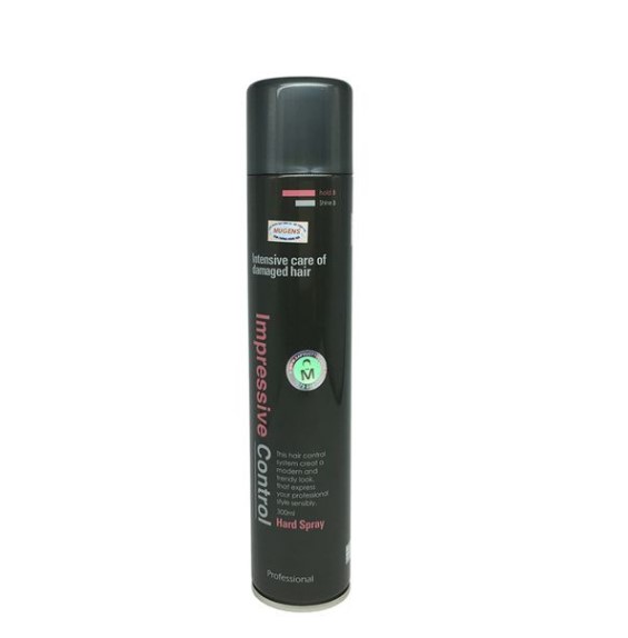 Gôm xịt tóc tạo kiểu siêu cứng, giữ nếp lâu Mugens Hair Spray Hàn Quốc 300ml + Lược