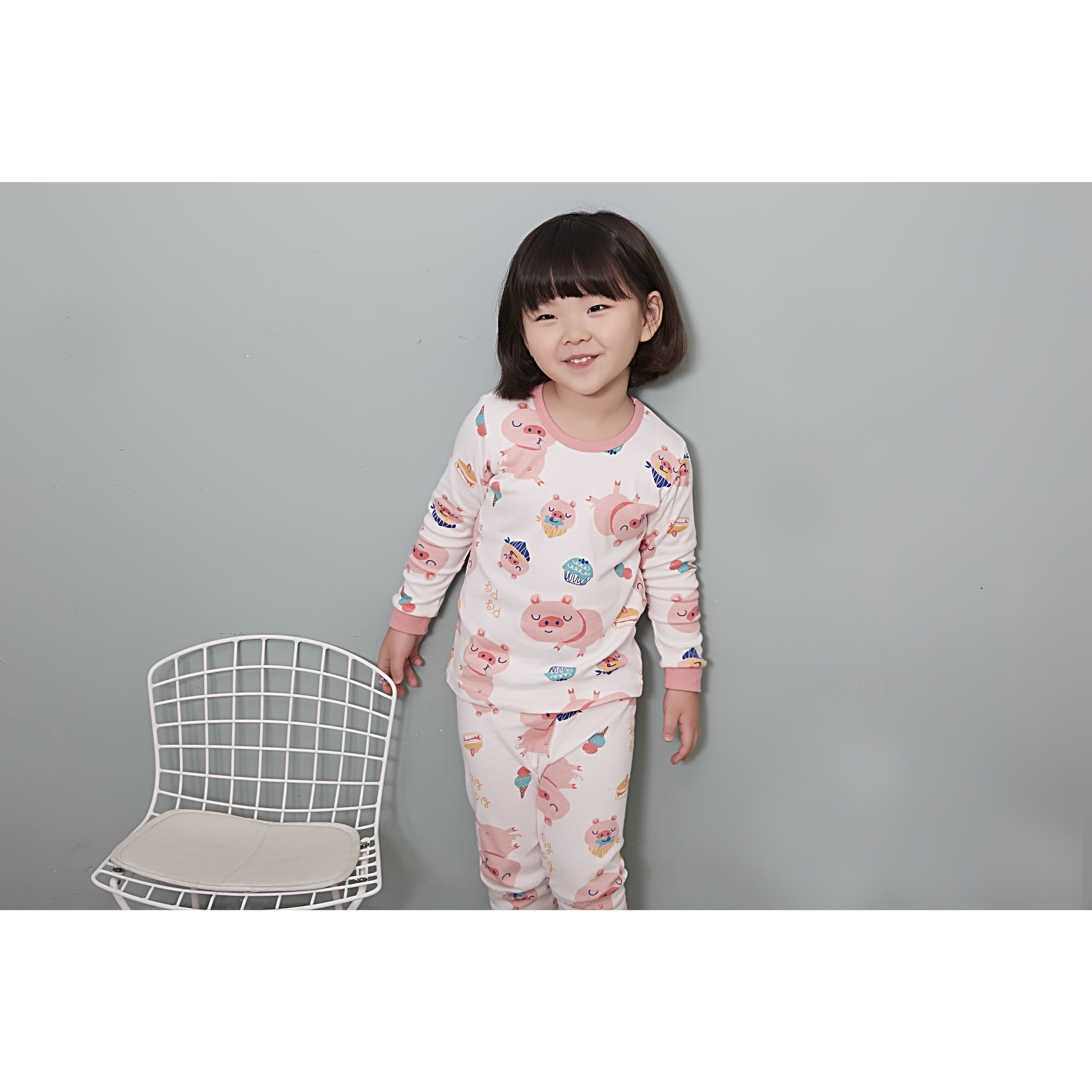 Bộ dài cho bé Olomimi Hàn Quốc Pig Pig FW20 - 100% cotton