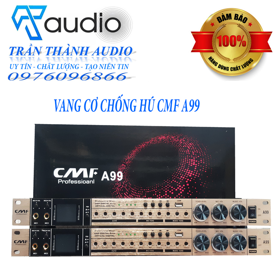 Vang cơ chống hú CMAUDIO Model CMF A99 , hàng chính hãng nhập khẩu 2023 , tặng jac canon