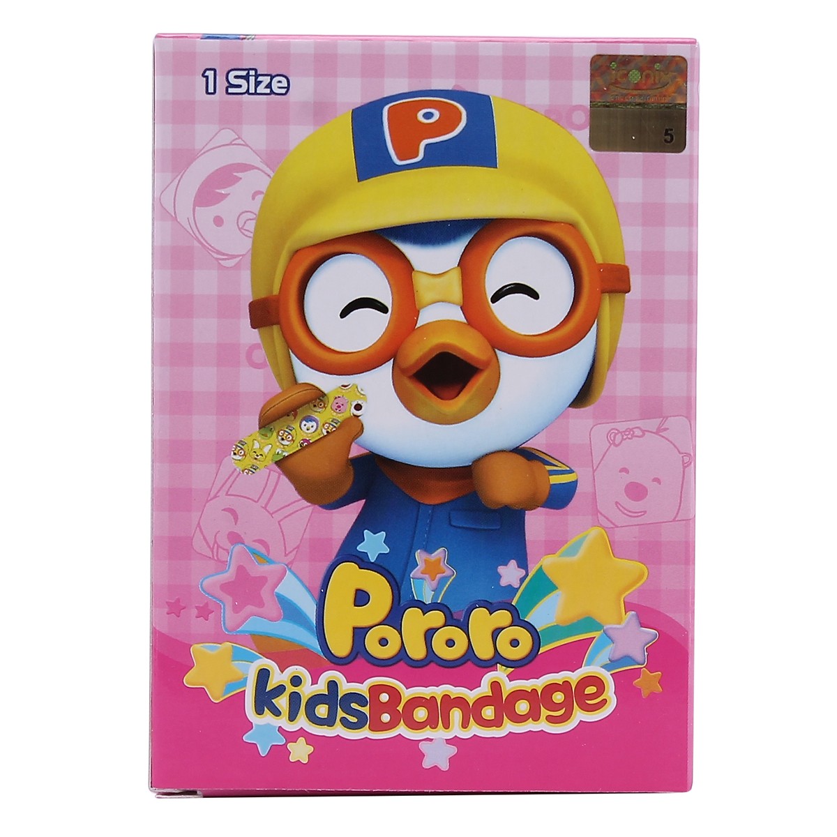 Băng Keo Cá Nhân Pororo Kids H.20M Young Chemical 7.2cm x 1.8cm