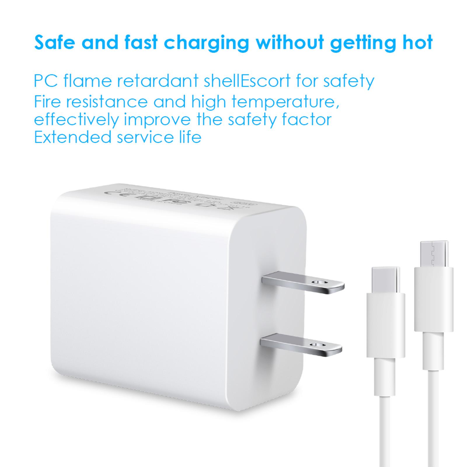 Bộ chuyển đổi nguồn 20W USB-C sạc tường PD 3.0 Loại C Tương thích với iPhone 12 Mini / 12 iPad Pro AirPods Pro