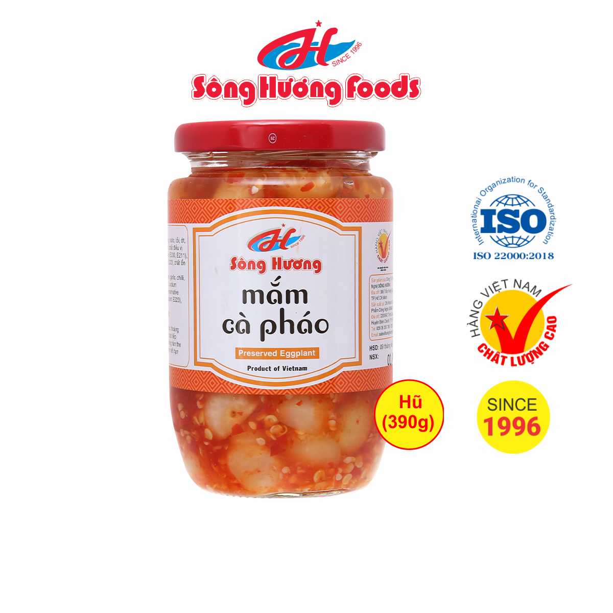 Mắm Cà Pháo Sông Hương Foods Hũ 390g