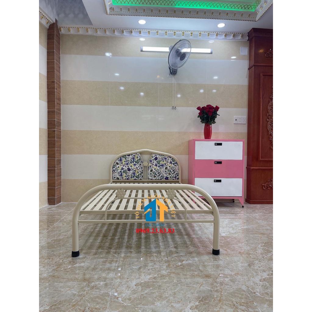 Giường sắt đơn ngang 1m màu kem - ĐẠI THÀNH