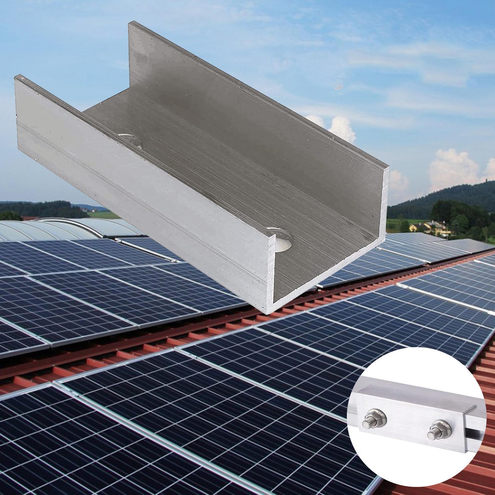 Solar  C Profile Connector Pv Solar Module Mounting