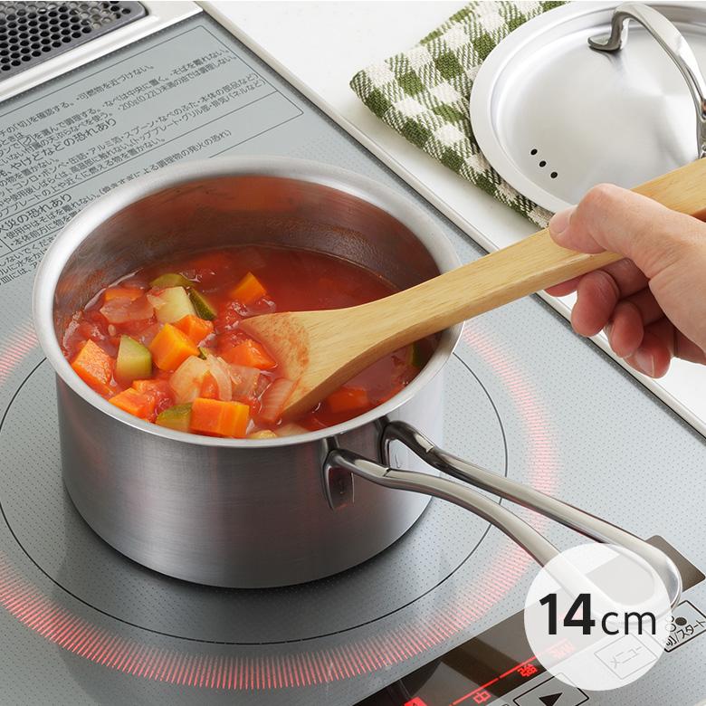 Nồi inox dùng cho bếp từ Yoshikawa Cook Chef - Hàng Nội Địa Nhật Bản