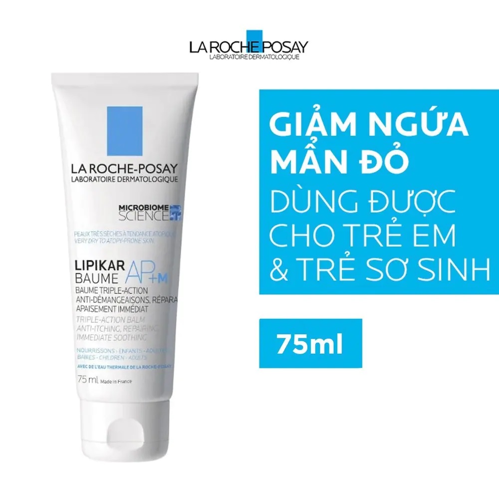 Kem Dưỡng Làm Dịu Da Khô Mẩn Đỏ Và Viêm La Roche-Posay Lipikar Baume AP+ M (75ml)