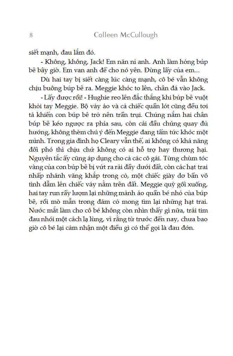 Những Con Chim Ẩn Mình Chờ Chết - Colleen Mccullough - KV