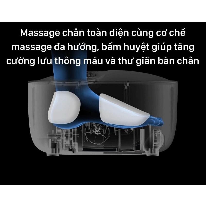 Máy massage chân XGEEK F3 với công nghệ túi khí và bàn di bấm huyệt, khí nóng giúp giảm căng cơ và thư giãn gân cốt
