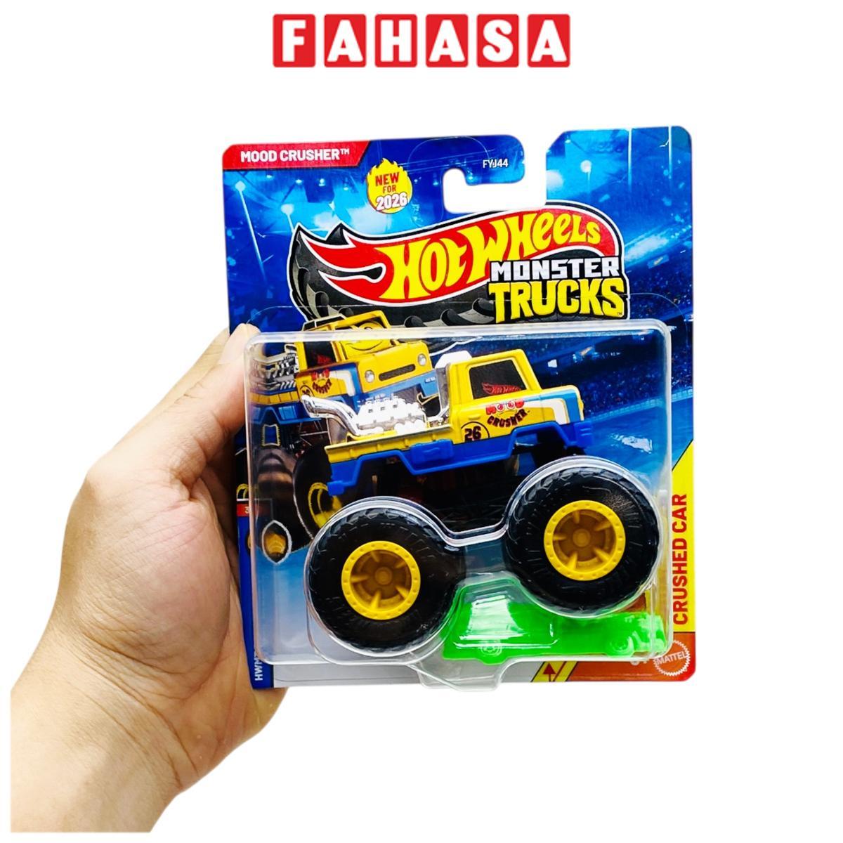 Đồ Chơi Mô Hình Siêu Xe Tải Quái Vật Monster Trucks - Hot Wheels FYJ44 - HWMT Back To Basics