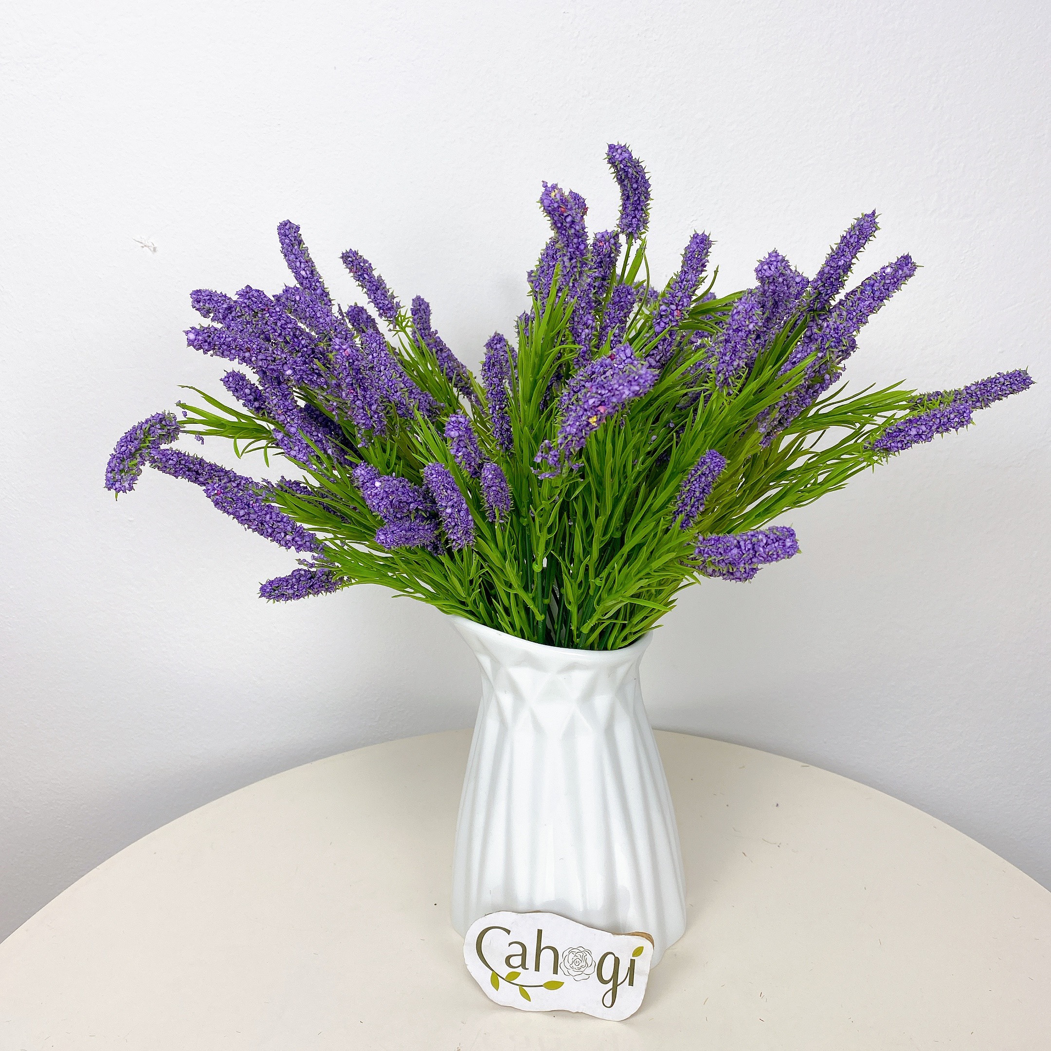 combo 5 Chùm Hoa Giả Lavender Xốp Siêu Đẹp 45 Cm