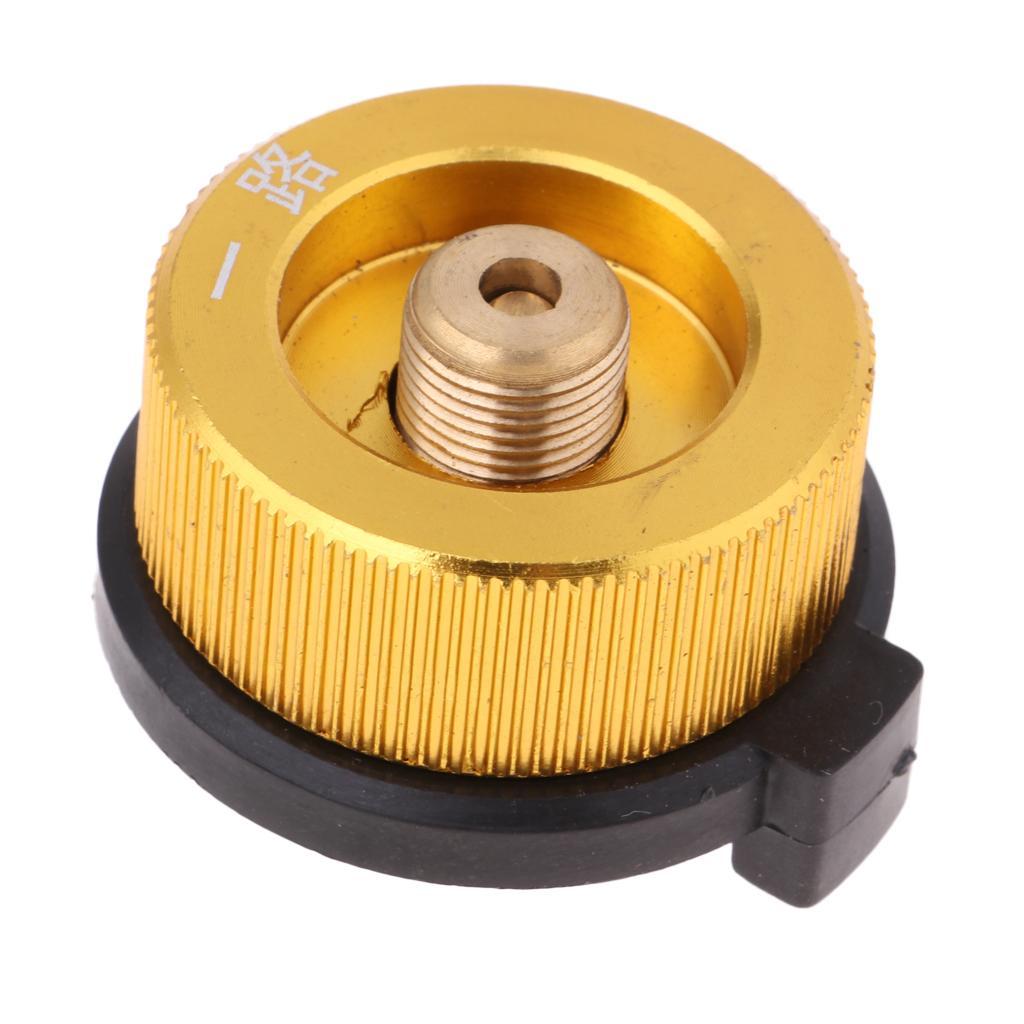 Camping Stove Adapter Outdoor Propane Small Tank Refilling Valve for Flat Tank Long Tank Conversion