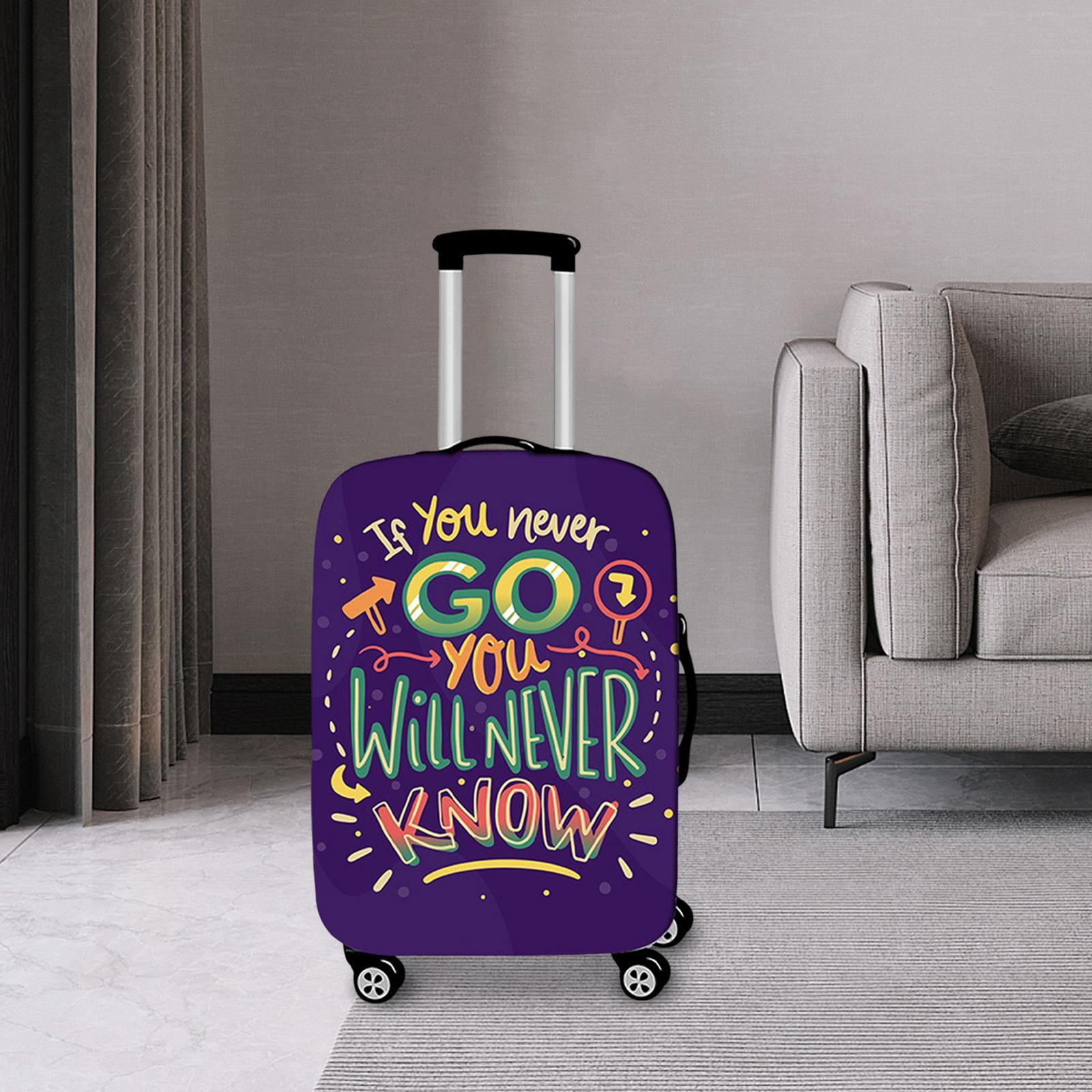 Elastic Luggage Cover Anti Scratch Suitcase Protector for Girls Women Men