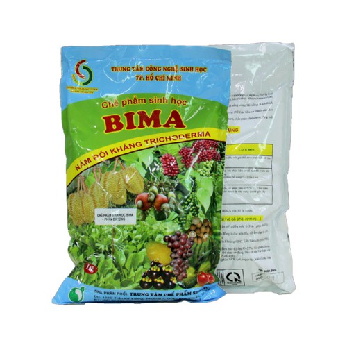 02 gói Phân bón sinh học BIMA - chế phẩm nấm đối kháng TRICHODERMA gói 1Kg