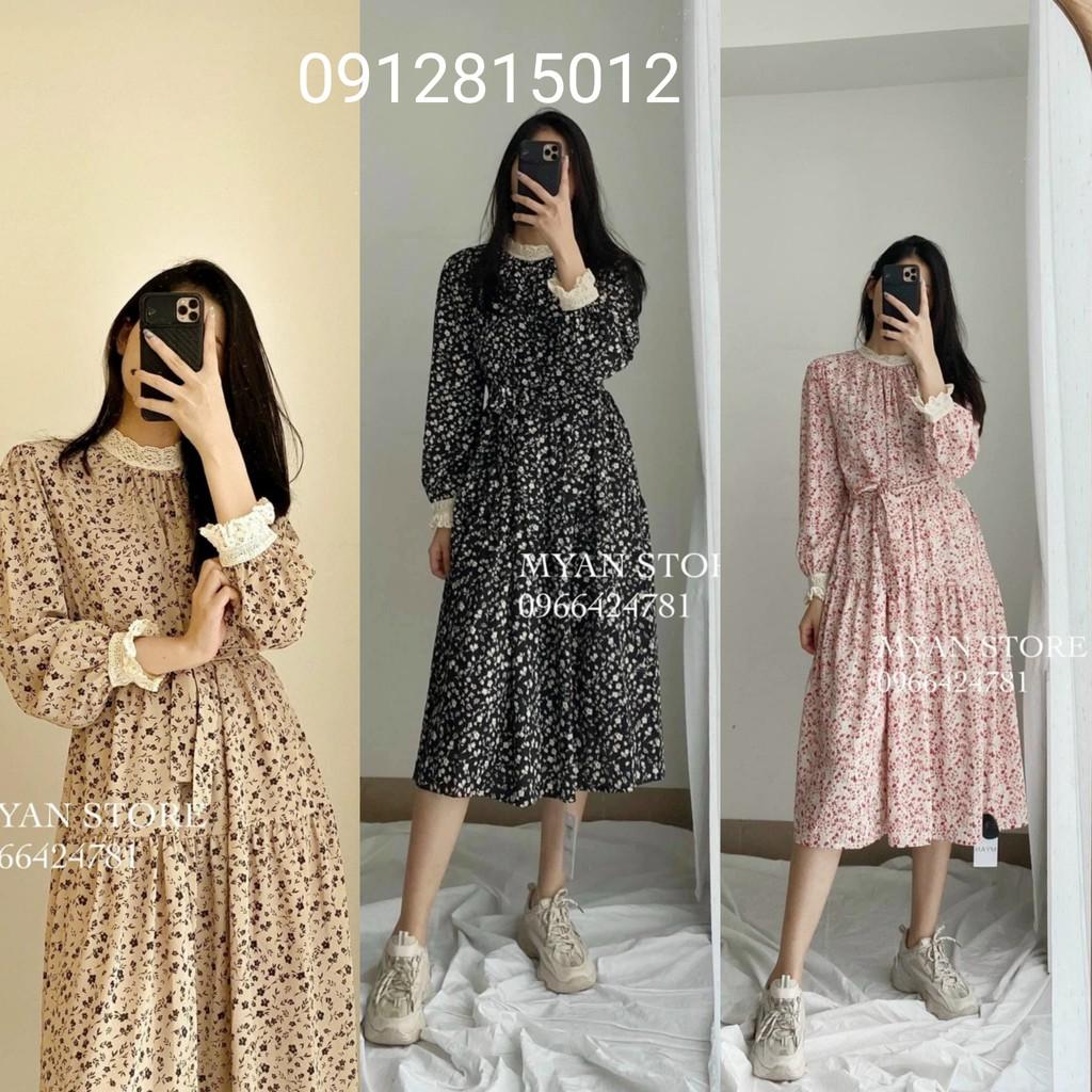 Váy bầu cao cấp siêu sangchất lụa hàn mát mềm mịn thấm hút mồ hôi free size 43~70kg - Tổng kho váy bầu