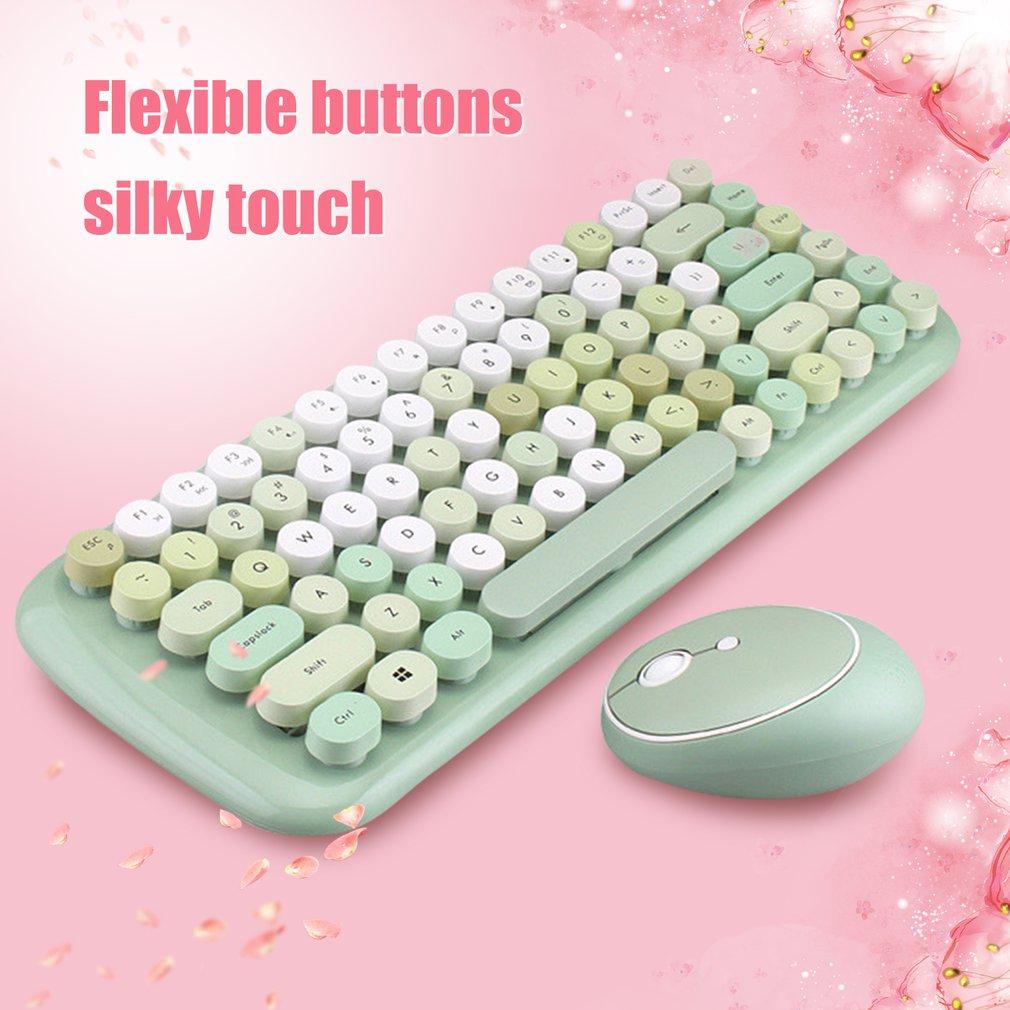 Dây MOFii Không Dây Bàn Phím Và Chuột Ergonomic Xách Tay Nhà Văn Phòng Sử Dụng USB Bàn Phím Chuột Quang Màu Hỗn Hợp Phiên Bản