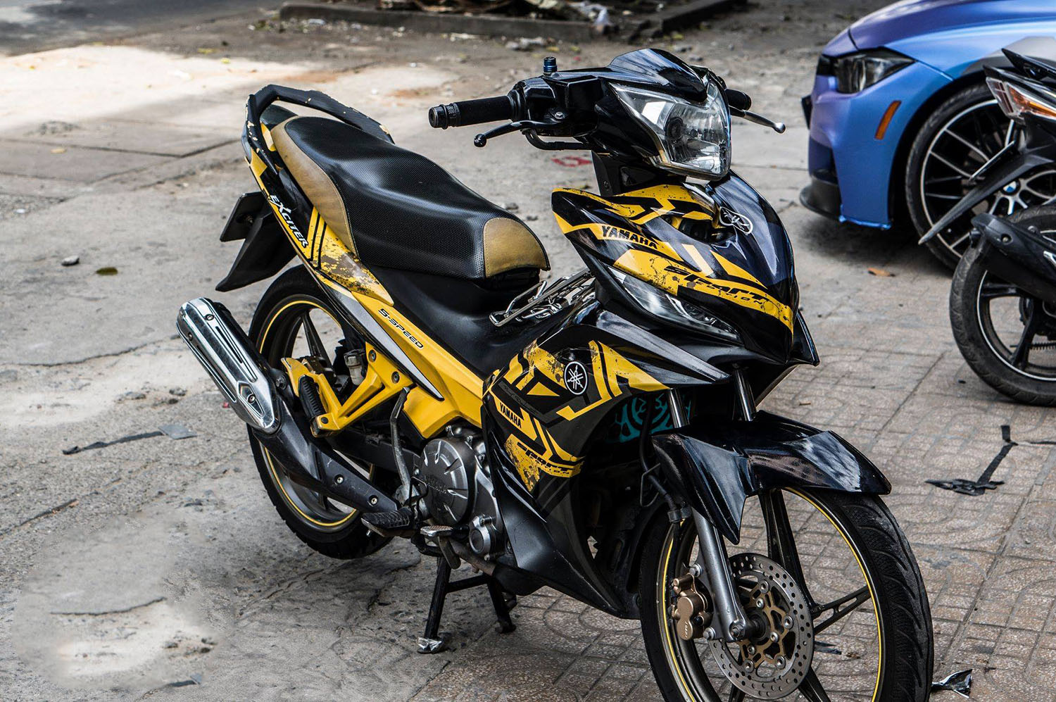 [Tem đẹp xịn] Tem trùm Exciter 135 Yellow Army