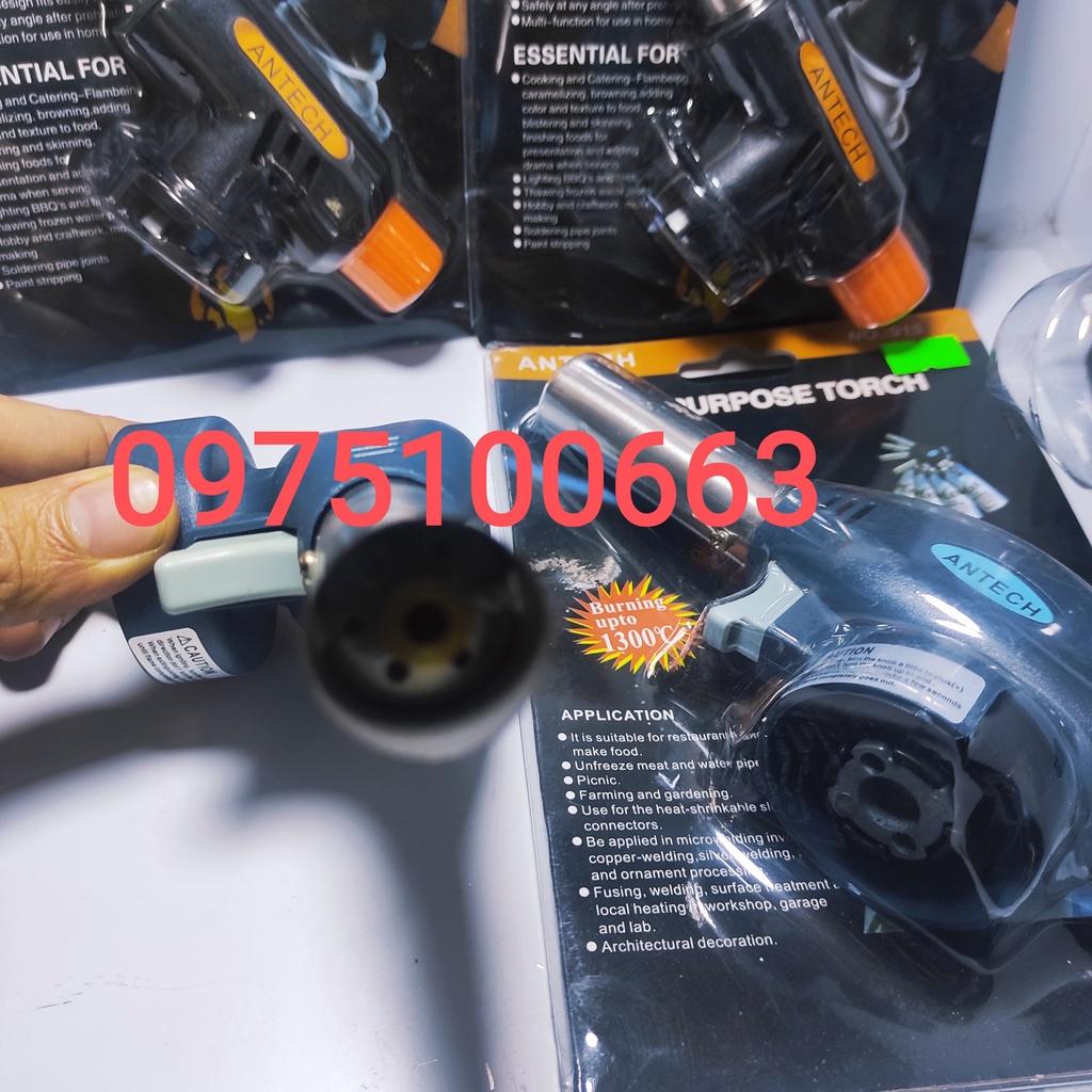 Đầu khò gas mini ANTECH NO.915 có nút bấm - Khò ga