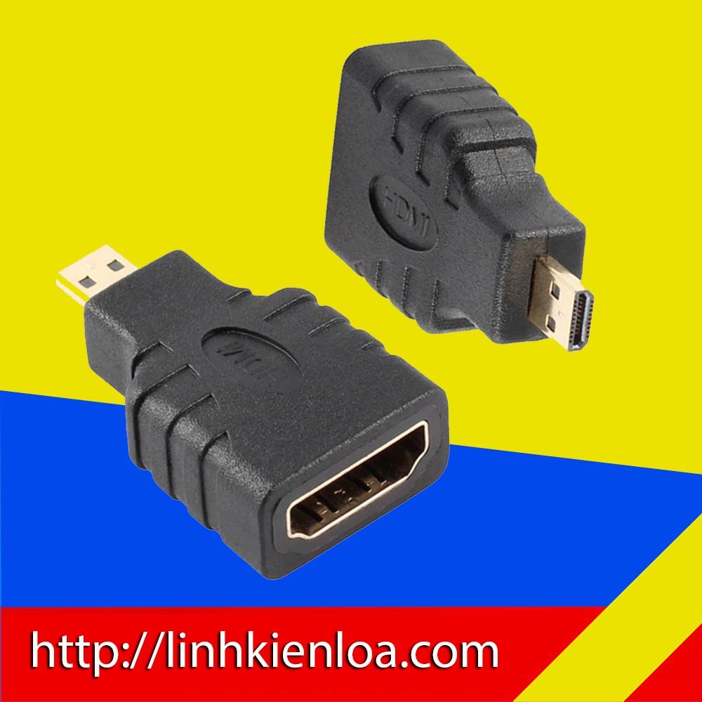 Jack chuyển - Đầu Chuyển Đổi Micro HDMI sang HDMI