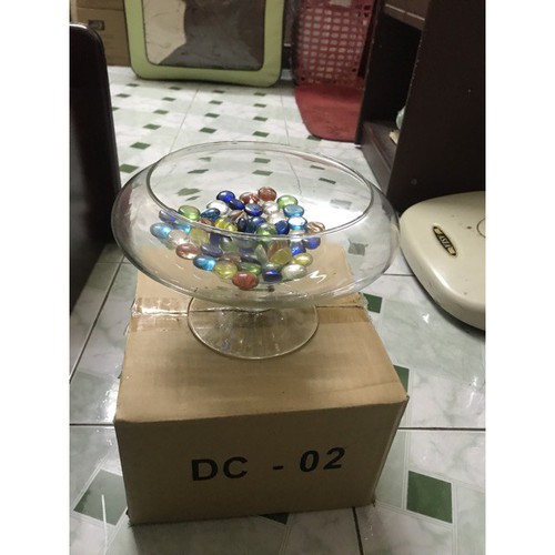 Bể Cá thủy Tinh Hồ Cá Mini Chậu Cây Có Chân
