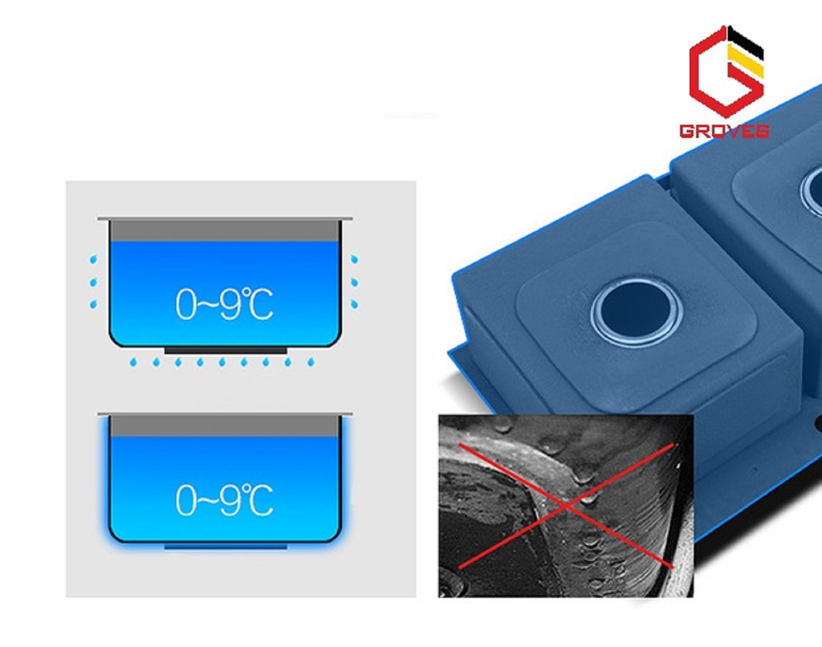 CHẬU RỬA BÁT CÓ BÀN INOX 304, GRBC10045SD