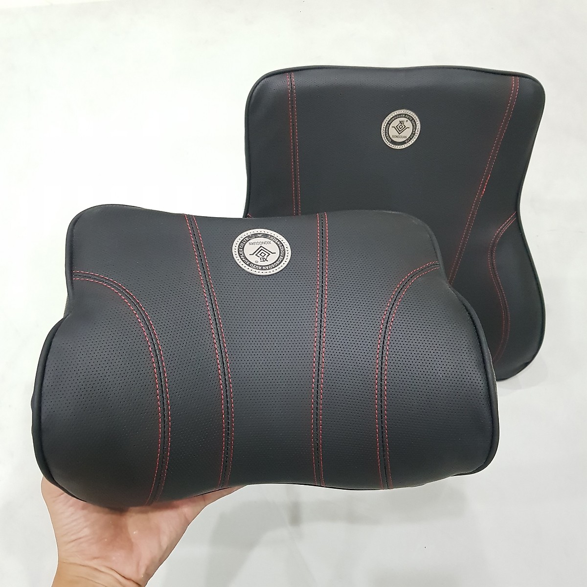 Gối tựa cổ và lưng cao su non Xiong Guan các mầu