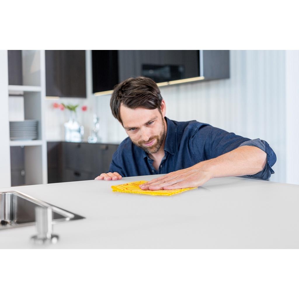 Khăn lau đa năng siêu thấm VILEDA gói 3 cái, vải sợi microfibre, không rách, không để lại vệt - TSU156137