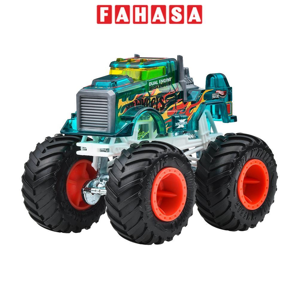 Đồ Chơi Mô Hình Siêu Xe Tải Quái Vật Monster Trucks - Hot Wheels FYJ44 - X-Raycers XL