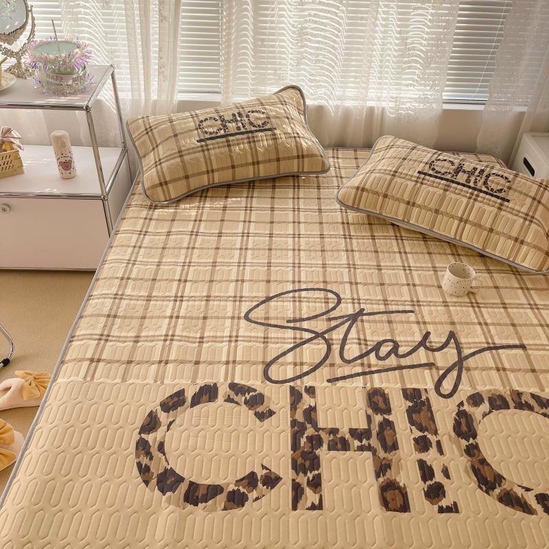 Chiếu Cao Su Non Tencel Latex 5D Hàng Nhập Khẩu Cao Cấp 3 Món