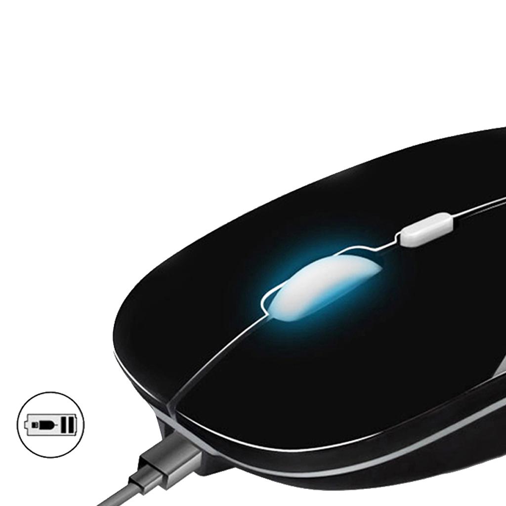 2.4 GHz Rechargeable Battery Wireless Mouse Silent Button Ultra-thin Optical USB Mice