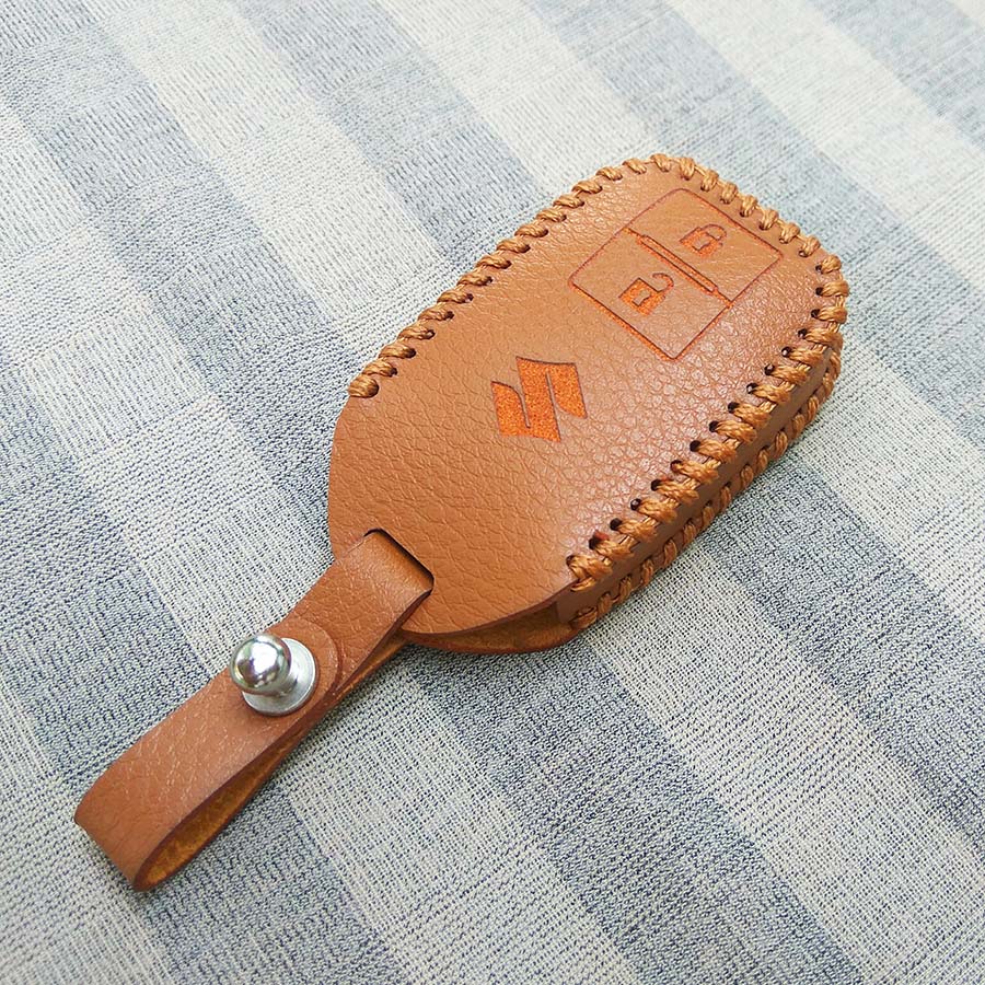 Bao da chìa khóa smartkey xe hơi Suzuki