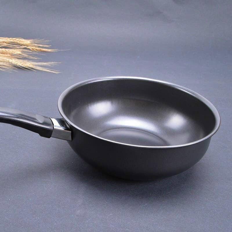 Chảo chống dính 2 mặt inox 304 công nghệ khắc laser tổ ong 32cm sâu lòng trứng