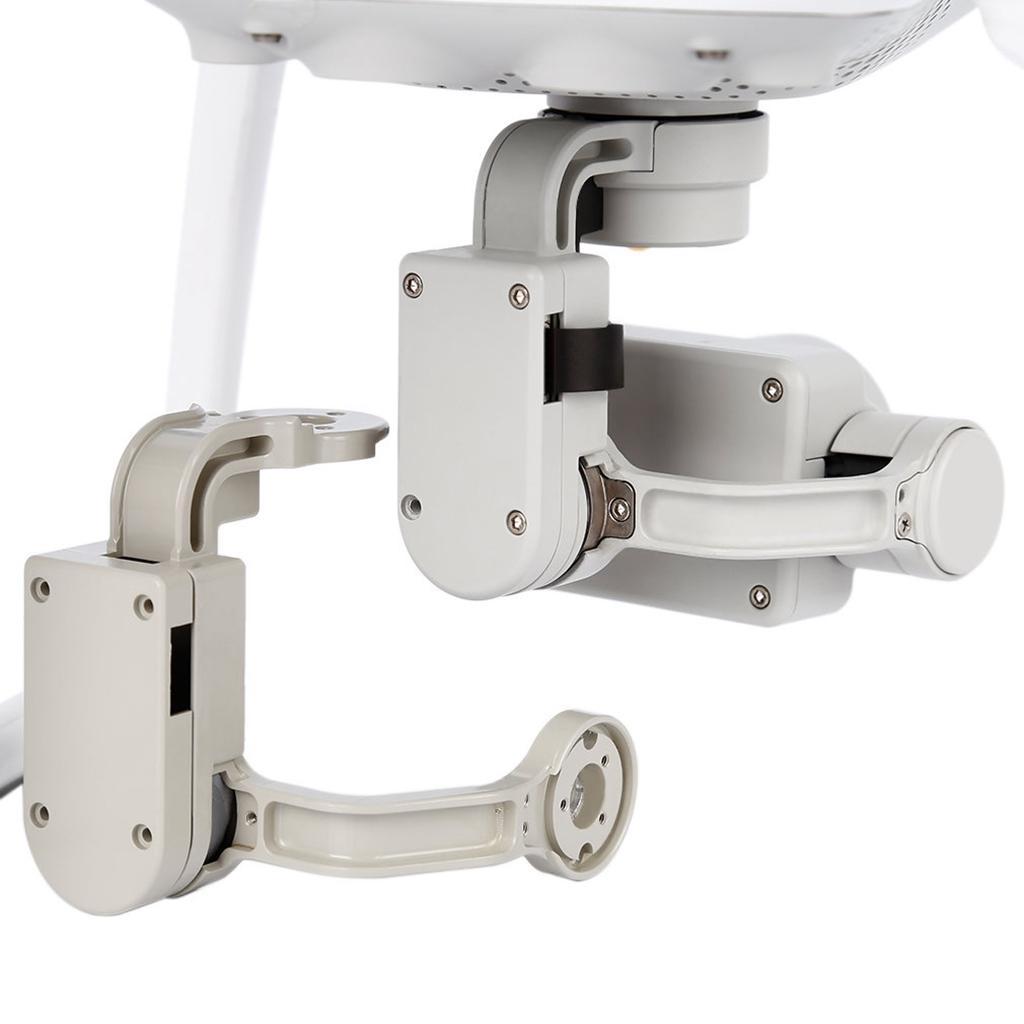 White Gimbal Yaw Fixed Bracket Buckle Mount for