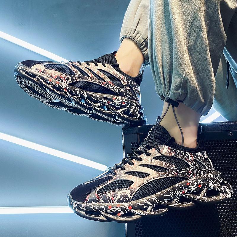 Giày Thể Thao Phối Lưới Thoáng Khí Phong Cách Mới Mùa Hè 2022 Hợp Thời Trang Cho Nam