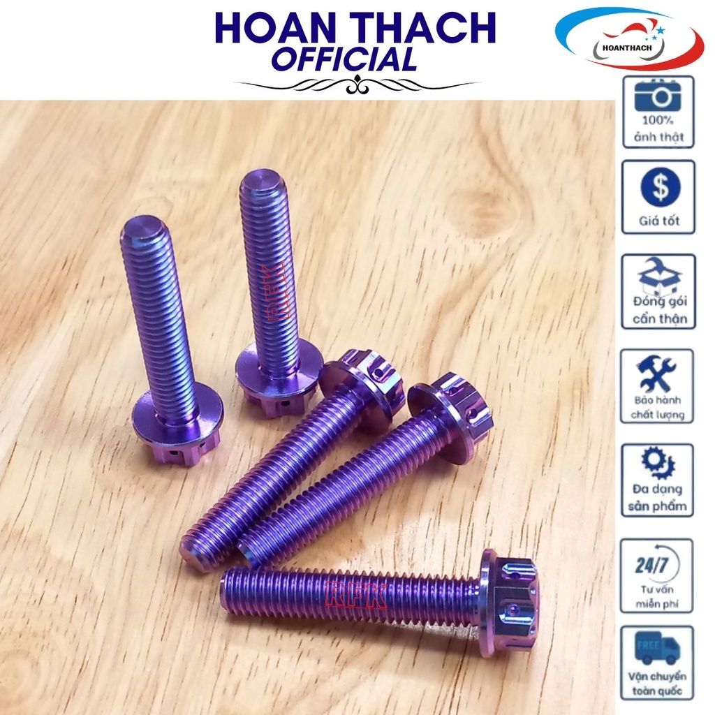 Ốc 8L40 Probolt Xanh Tím dùng cho nhiều dòng xe SP016443 (giá 1con)