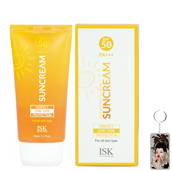 Kem chống nắng kiềm dầu ISK Perfect Protection Hàn Quốc 70ml tặng thêm móc khóa