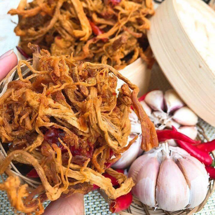 1KG KHÔ GÀ BƠ TỎI LOẠI 1 TẶNG KHÔ BÒ | Nàng Khô