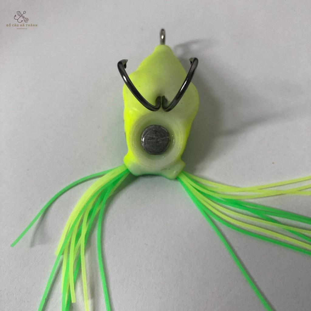 Mồi ếch câu cá giả, mồi câu ếch mềm 60mm 14g