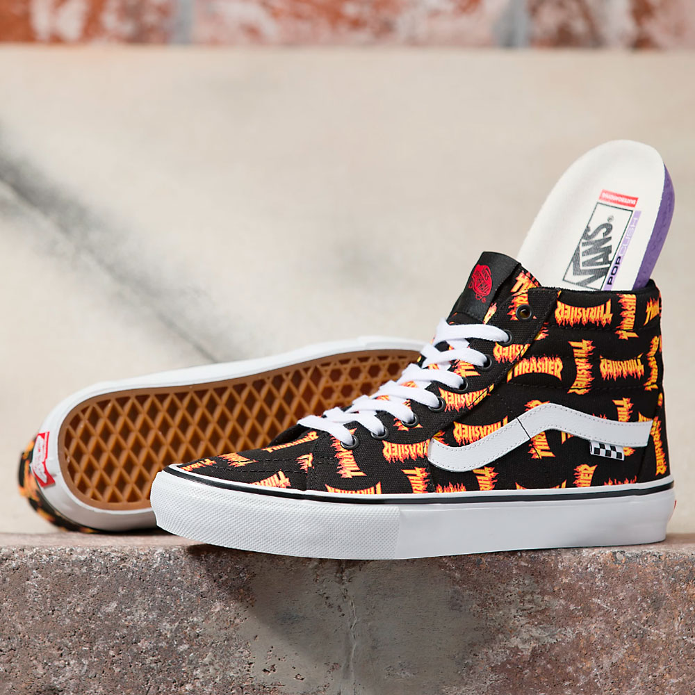 Giày Vans Skate Sk8-Hi Vans X Thrasher VN0A5FCCBML