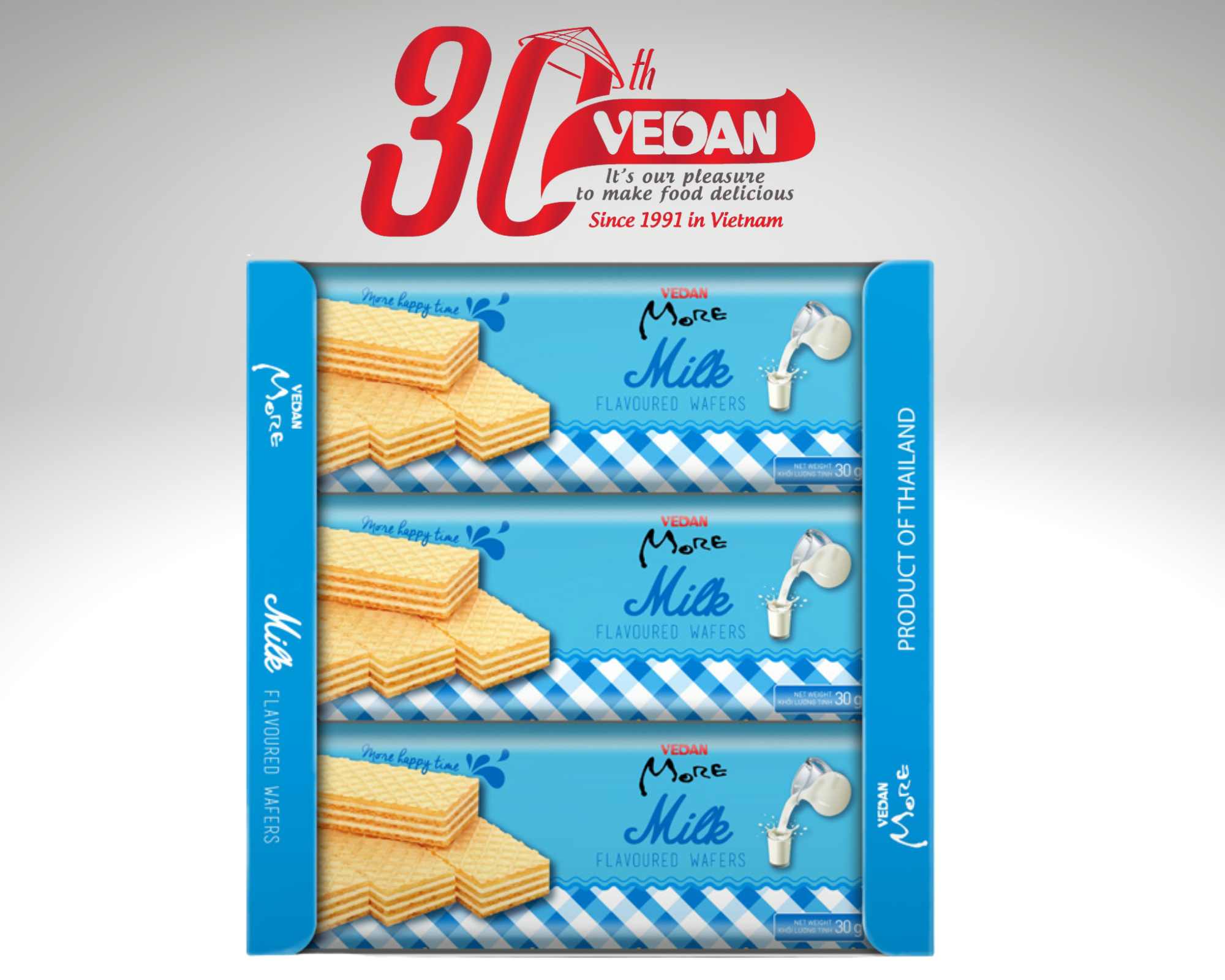 Bánh Kem Xốp Hương Sữa VEDAN MORE 360g