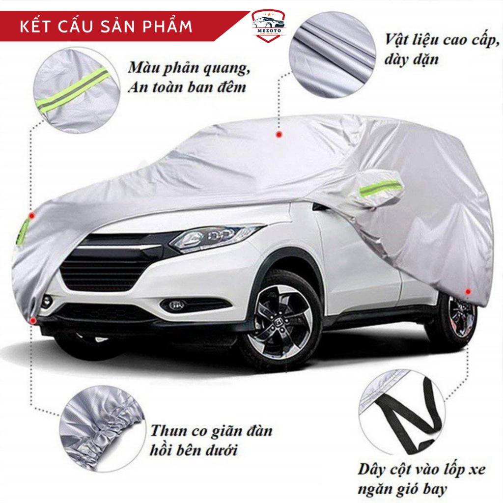 Bạt Phủ Ô Tô MEOTO Chất Liệu Vải Dù Oxford Cao Cấp Chống Nắng Mưa Giúp Bảo Vệ Xe