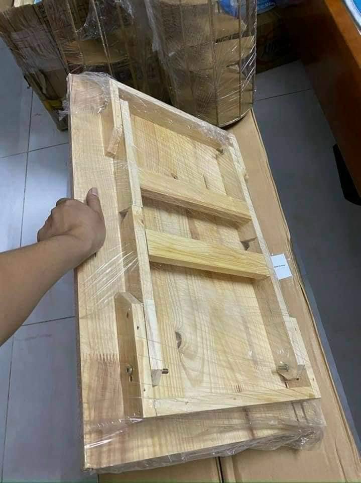 Bàn Gỗ Đa Năng Chân Xếp Gọn Bàn Học Kiểu Dáng Nhật Bản Chất Liệu Gỗ Thông Cao Cấp Phù Hợp Ngồi Ăn, Học, Làm Việc