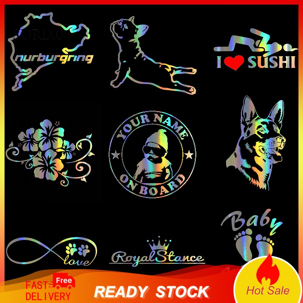 Decal Dán Trang Trí Chống Trầy Chống Thấm Nước Cho Xe Hơi